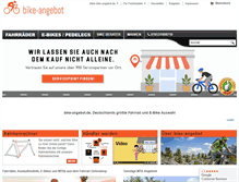 Tablet Screenshot of bike-angebot.de